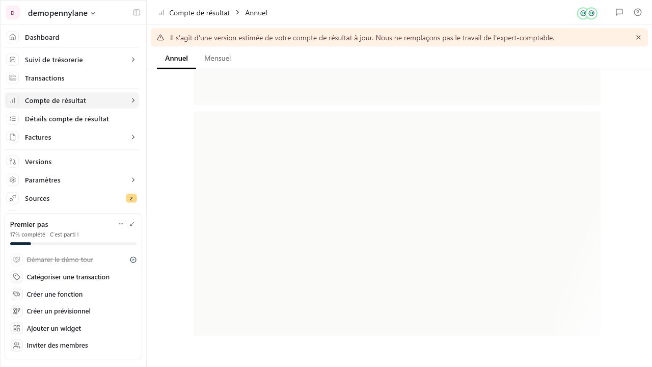 Panneau de gestion des sous-agrégats